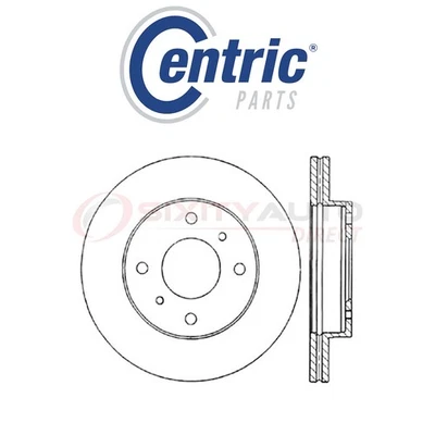Centric C-TEK Disc Brake Rotor for 2011-2013 Renault Scala 1.6L L4 - Kit Set cq Foto 1 de 4