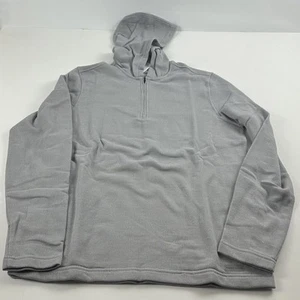 Perry Ellis Portfolio Hombre Portafolio Tejido Jaspeado Salón Sudadera con Capucha en Sleet-Sm - Imagen 1 de 6