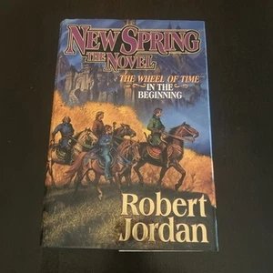 New Spring Wheel of Time Robert Jordan First Edition First Print Dust Jacket EUC - Picture 1 of 6