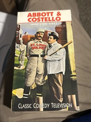 Abbott & Costello: Who's on First Volume 1 (VHS, 1990) Sealed - Image 1 of 2