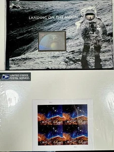 US Postage Stamps $200+High Face Value Airmails Pane,Plate Block,all Differents - Picture 1 of 14