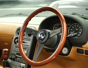 Mazda NARDI GENUINE Roadster MX-5 Miata Steering Wheel Wood JDM NAX132980 - Picture 1 of 4