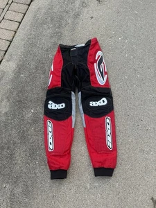 Vintage AXO Team Issue Bmx  Race Pants Mens 28 Red - Picture 1 of 5