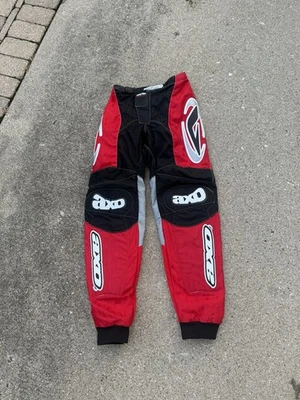 复古 AXO Team Issue Bmx 比赛裤 男式 28 红色 — 第 1/4 张图片