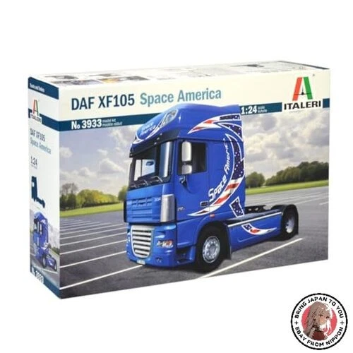 NUOVO PLATZ ITALERI 1/24 DAF XF105 Space America Cab Trailer Head modello in ... - Immagine 1 di 1