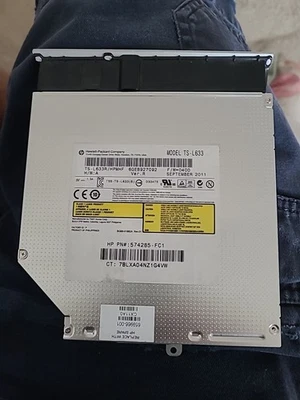 HP ProBook 4530s CD-RW/DVD+RW Rewriter Drive - 574285-FC1 - Model TS-L633 - Image 1 of 3