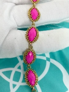 Kendra Scott Jana Magenta Bracelet GUC - Picture 1 of 10