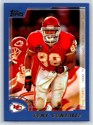 2000 Topps Tony Gonzalez Kansas City Chiefs #244 - Image 1 of 2