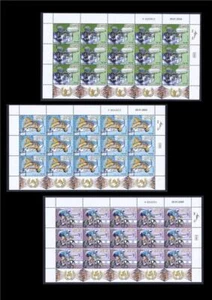 JUEGOS OLÍMPICOS ISRAEL PARÍS 2024 3 HOJAS 15 SELLOS MNH - Imagen 1 de 4