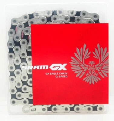 Sram GX EAGLE 12 Spd Chain SolidPin Riveting 126 links W/Powerlink New In Box - image 1 of 2