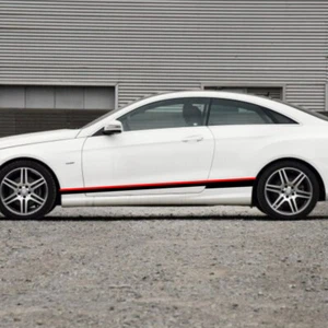 Car Stickers RALLY Stripes 82'' for E Class Vinyl Lower Door Panel Decals ZC1315 - Imagen 1 de 5
