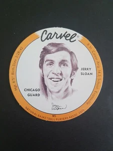 1975 CARVEL BASKETBALL DISC JERRY SLOAN CHICAGO BULLS NEUWERTIG ORANGE - Bild 1 von 1