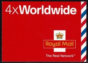 Estampillas autoadhesivas 2003 folleto de correo aéreo 4 x en todo el mundo "Red real" SG MJ1 - Imagen 1 de 3