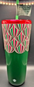 Starbucks 24 oz Venti Cup Rare Design Sip or Straw Coffee Tumbler NWT - Picture 1 of 5