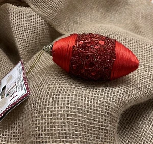 Darcie Casa per le Festività Decorazione Natalizia con Perline Rosse 5" - Foto 1 di 8
