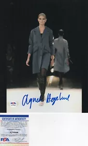 AGNETE HEGELUND STUNNUNG DANISH MODEL SIGNED SUPER RUNWAY PHOTO PSA - Picture 1 of 1