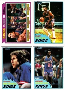 1981-82 Topps Basketball Kansas City Kings Team Set of 5 Cards - Picture 1 of 2