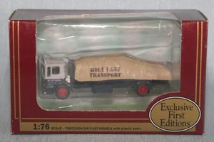 EXCLUSIVE FIRST EDITIONS 21601 1:76 LEYLAND FLAT BED LORRY HOLT LANE TRANS BOXED - Picture 1 of 15