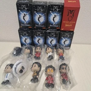 Mini Cosbaby Michael Jackson 8 Pieces Set Thriller Billie Jean Figure NEW - Picture 1 of 5
