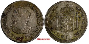 Mexico SPANISH COLONY Charles IV Silver 1790 Mo FM 1/2 Real XF Toning KM# 70 (7) - Afbeelding 1 van 3