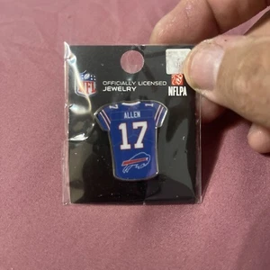 Josh Allen Buffalo Bills Jersey Pin NFL - Picture 1 of 3