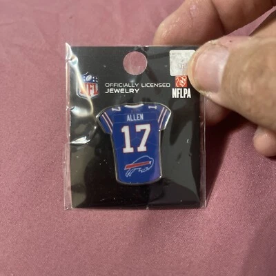 Josh Allen Buffalo Bills Jersey Pin NFL - Image 1 of 3