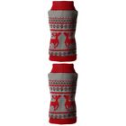2 Pc Puppy Sweaters For Small Dogs Reindeer Christmas Pet Clothes Costume