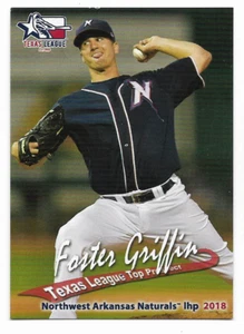 Foster Griffin 2018 Tribüne Texas League Minor League Rookie Card  - Bild 1 von 1