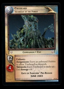 El Señor de los Anillos LOTR TCG 2003 Promo 0P21 Barba de Árbol, Guardián del Bosque - Imagen 1 de 2