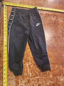 Nike Pants Boys Toddler 24 Month Black Sweat Pants Outdoors Jogger Youth #I