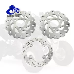 For Suzuki Quadsport Z400 LTZ 400 2x4 03-14 KFX400 Front Rear Brake Disc Rotors - Picture 1 of 20