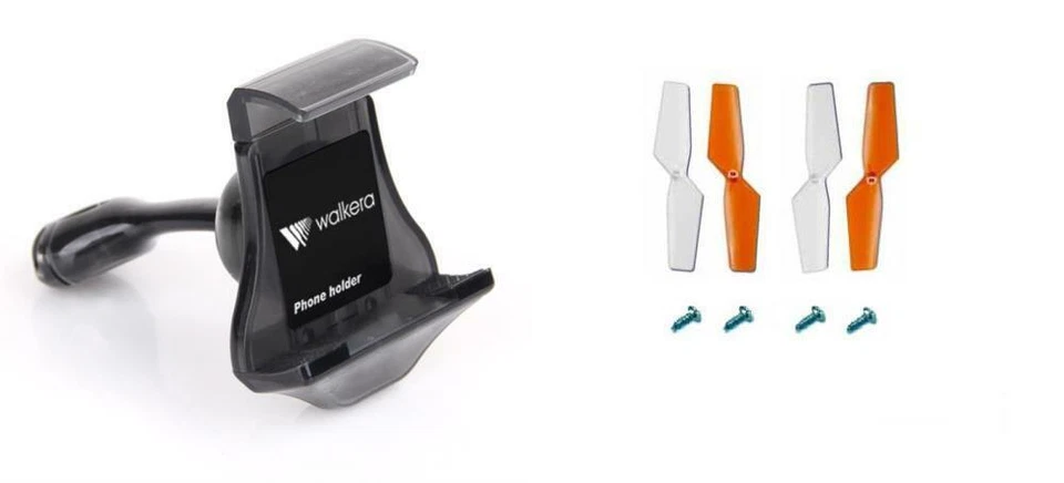 Walkera QR W100S FPV Phone Holder for Devo Transmitter w/Propellers 10.5cm - Image 1 of 4
