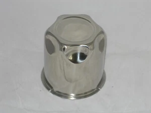 ION ALLOY WHEEL RIM STAINLESS STEEL CENTER CAP PUSH THROUGH 3.25" DIAMETER BORE  - Picture 1 of 2
