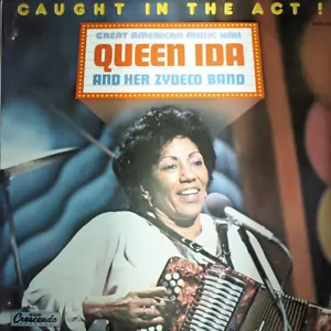 QUEEN IDA AND THE BON TEMPS ZYDECO BAND Caught In The Act! NEW 1985 LP Vinyl - Picture 1 of 2