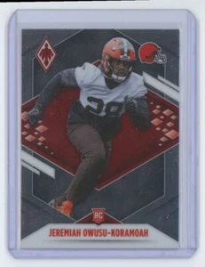2021 Panini Phoenix Jeremiah Owusu-Koramoah Rookie Football Card #166 - Picture 1 of 2