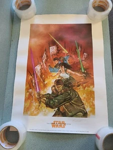 1996 Star Wars JEDI TALES FREEDON NADD Original Lithograph Poster Dorman Signed - Picture 1 of 12