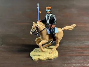 Timpo Apache Indian Warrior Mounted - Conversion - Wild West - 1970s - Picture 1 of 3