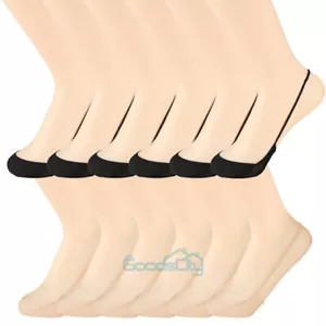 Women Lady No Show Ultra Low Cut Half Socks Slingback Toe Cover socks - Picture 1 of 21
