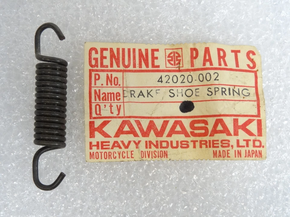 Muelle zapata freno Kawasaki NOS NUEVO 42020-002 B8 F1 F2 F3 F4 B8S B8T F1TR F21M Foto 1 de 1