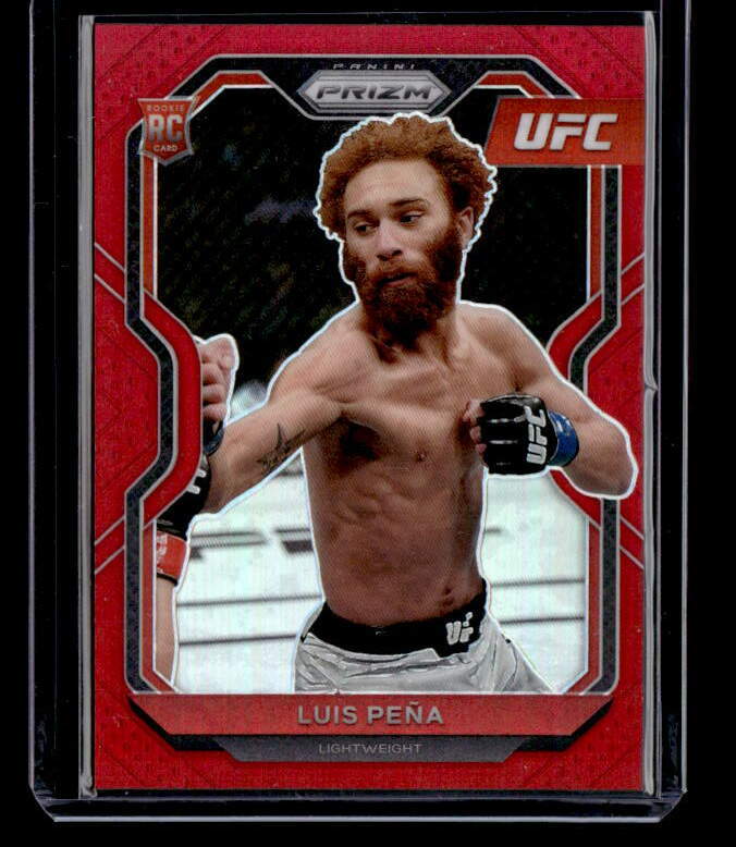 2021 Prizm UFC #27 Luis Pena Red /275 Near Mint