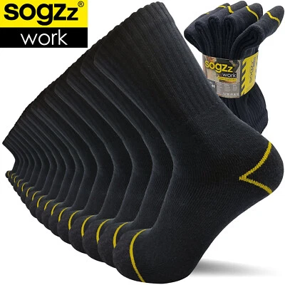 10 20 30 Paar SOGZZ® Arbeitssocken 75% Baumwolle WORK Arbeit Socken Herren