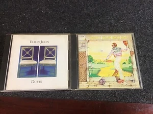Elton John 2 cD’s - Duets (CD, 1993, Goodbye Yellow Brick Road - Picture 1 of 2