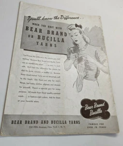 Das Männerbuch - Vol. 329 Bärenmarke und Bucilla Garne - Softcover 1941 - Bild 1 von 2