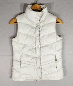 The North Face 700 Goose Down Cream / White Puffer Vest Size Medium - Picture 1 of 14