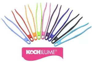 Kitchen tweezers cookflower silicone heat resistant 230° fry cooking pliers - Picture 1 of 18