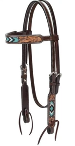 Cabezal de diadema de colección de cuentas turquesa cruz turquesa - Imagen 1 de 3