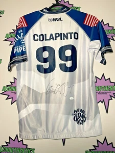 GRIFFIN COLAPINTO SIGNED WSL 2023 PIPELINE PRO ISSUED JERSEY AUTOGRAPH JSA RARE - Picture 1 of 4