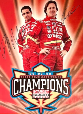 1999 3-Time Cart-Fedex Champions 15" X 20" Poster Signed by Vasser & Montoya - Image 1 of 2