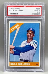 1966 Topps #580 Billy Williams (HOF) - Chicago Cubs PSA 9 MINT (OC) - Bild 1 von 2