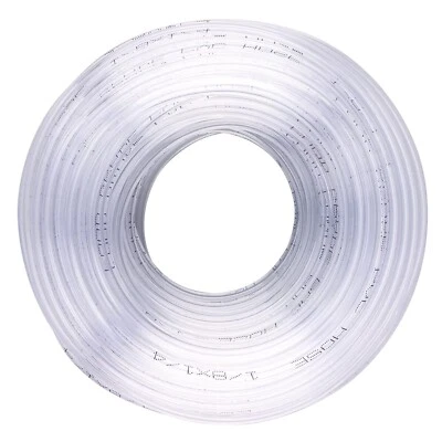 PVC Tubing 1/8"ID X 1/4"OD Flexible Clear Vinyl Hose 50 Feet for Food Grade - Image 1 of 4